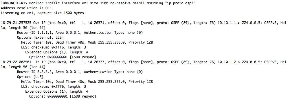 OSPF-Monitor-Area-type-MISMATCH